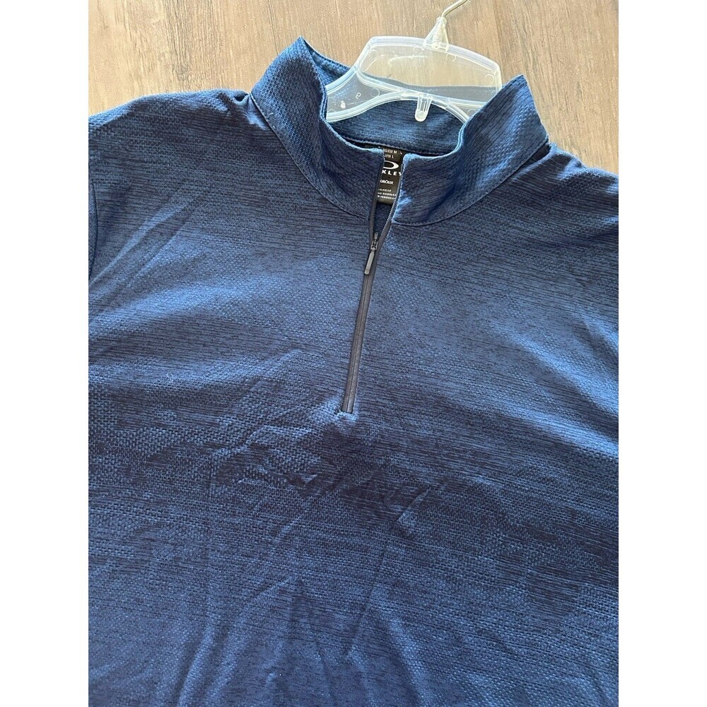 Mens Oakley Oakley Contender Half Zip Blue Size M